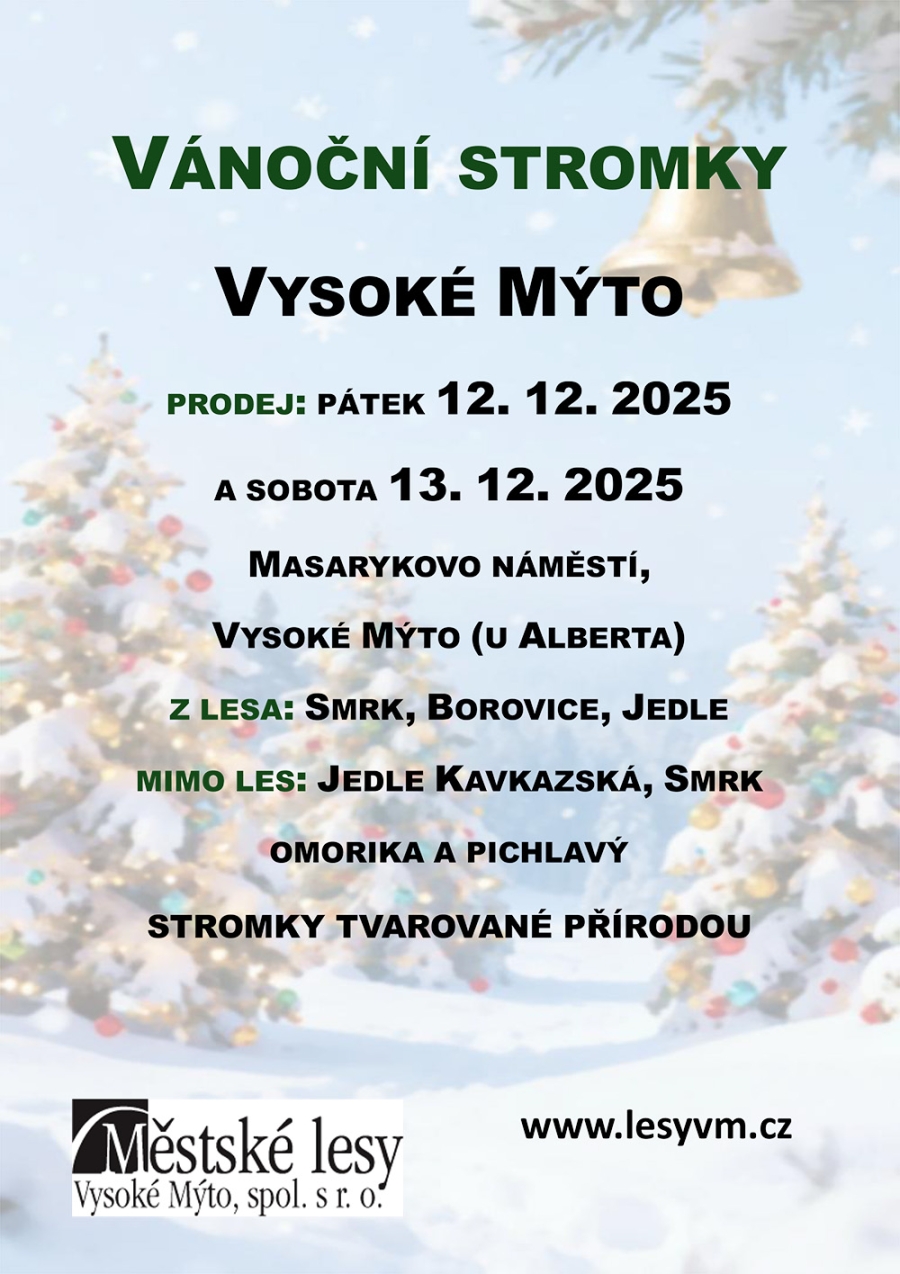 Prodej vánočních stromků - Vánoce 2025